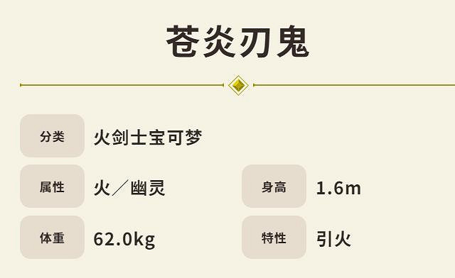 寶可夢：朱/紫寶可夢蒼炎刃鬼怎麽樣