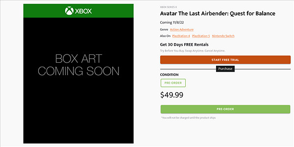 線上零售商曝《降世神通:探索平衡》11月8日發售! 線上零售商曝《降世神通:探索平衡》11月8日發售!