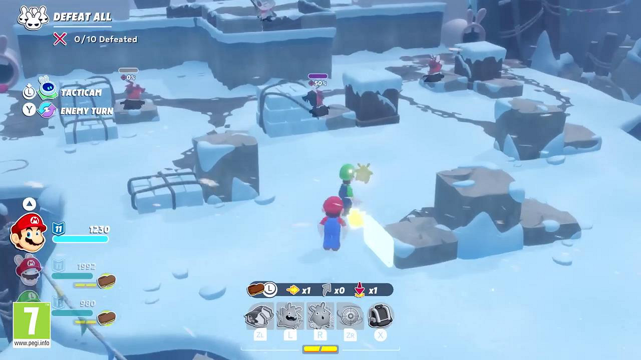 《瑪利歐瘋兔 星耀之願》新展示公布 戰鬥效果展示! 《瑪利歐瘋兔 星耀之願》新展示公布 戰鬥效果展示!