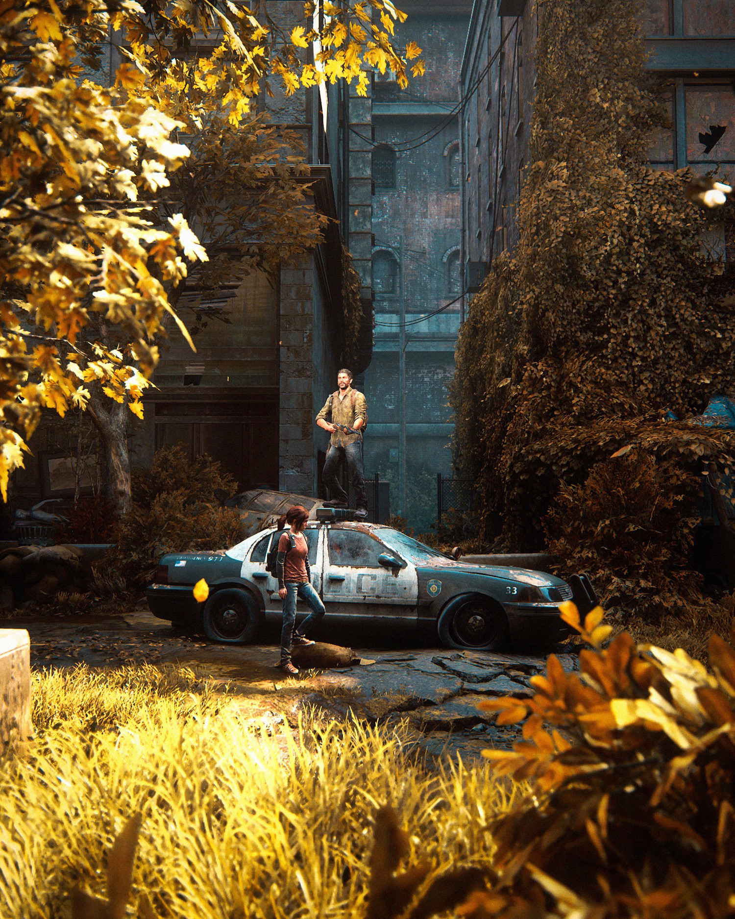 美國末日秋色宜人!《最後生還者Re》喬爾艾莉秋景照 美國末日秋色宜人!《最後生還者Re》喬爾艾莉秋景照