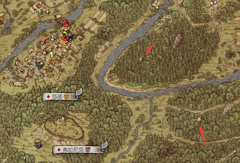 《天國降臨: 救贖》狩獵地點位置圖解分享 在哪裡狩獵好？