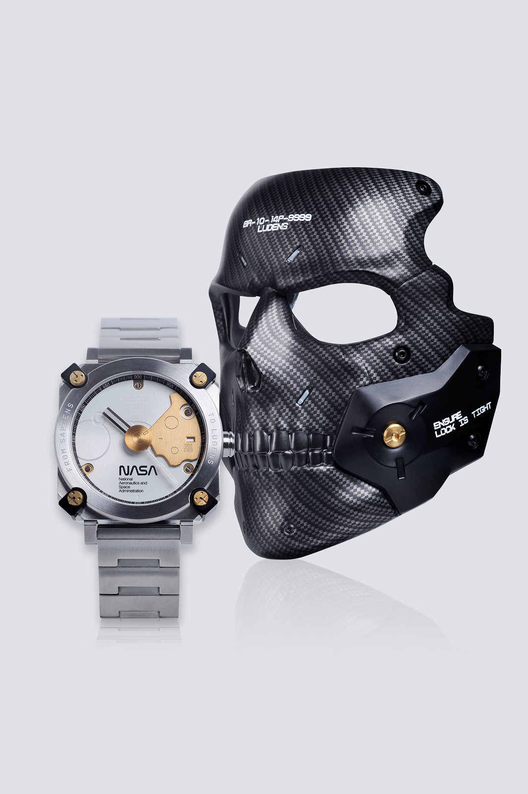 小島工作室 x NASA推出聯名手表 限量版將附盧登斯面具 小島工作室 x NASA推出聯名手表 限量版將附盧登斯面具