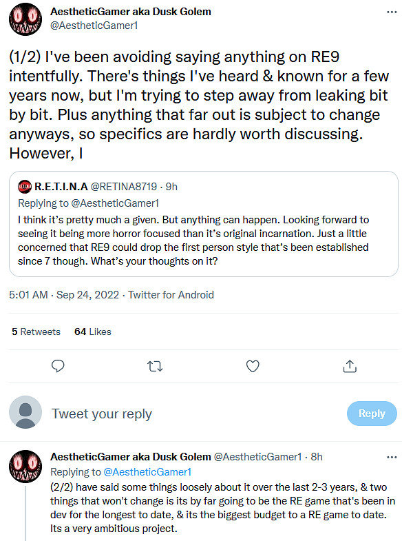 晚報:《生化9》新爆料 《無人深空》將更4.0版本