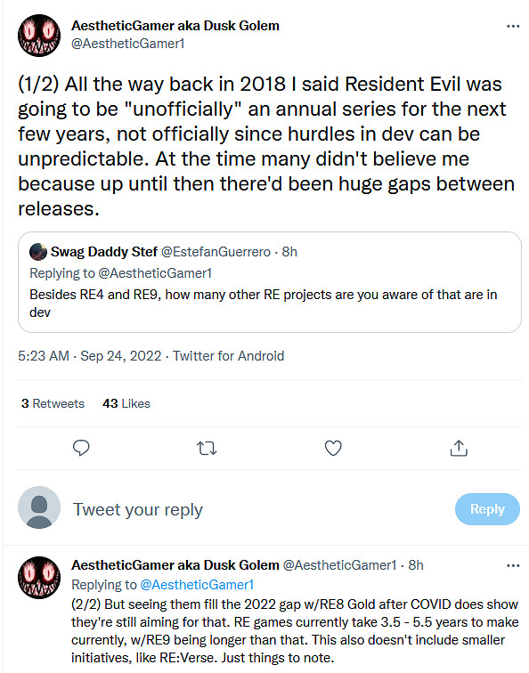 《惡靈古堡》將成為年貨?《RE9》是系列預算最高之作 《惡靈古堡》將成為年貨?《RE9》是系列預算最高之作