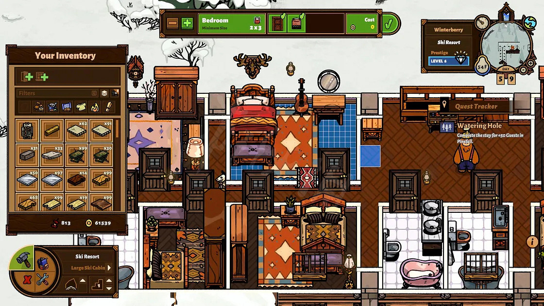 《熊與早餐》怎麽拆房間 房間編輯移動技巧 《熊與早餐》怎麽拆房間 房間編輯移動技巧