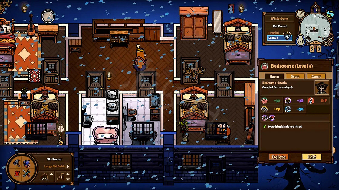 《熊與早餐》怎麽拆房間 房間編輯移動技巧 《熊與早餐》怎麽拆房間 房間編輯移動技巧