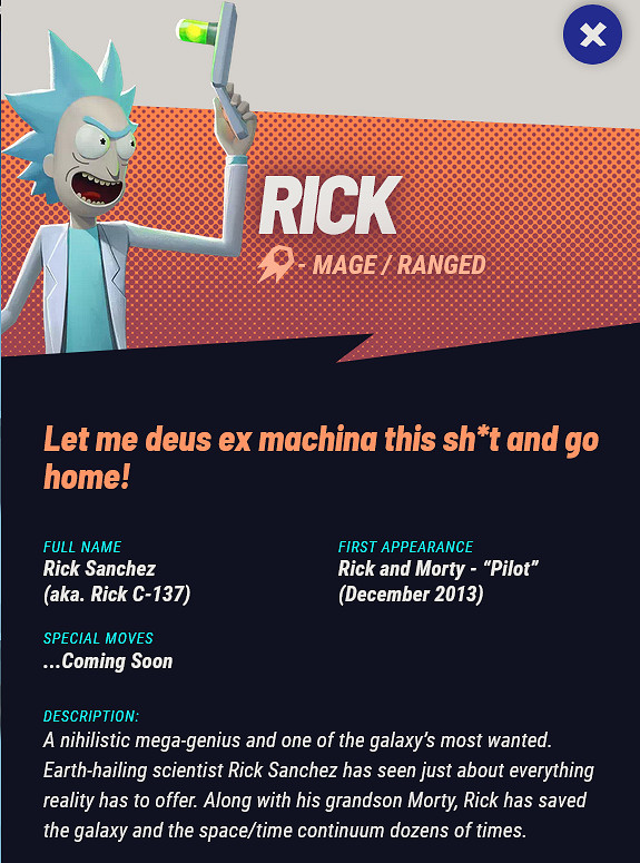 《華納大亂鬥》新角色預告 瑞克·桑切斯即將登上擂台! 《華納大亂鬥》新角色預告 瑞克·桑切斯即將登上擂台!