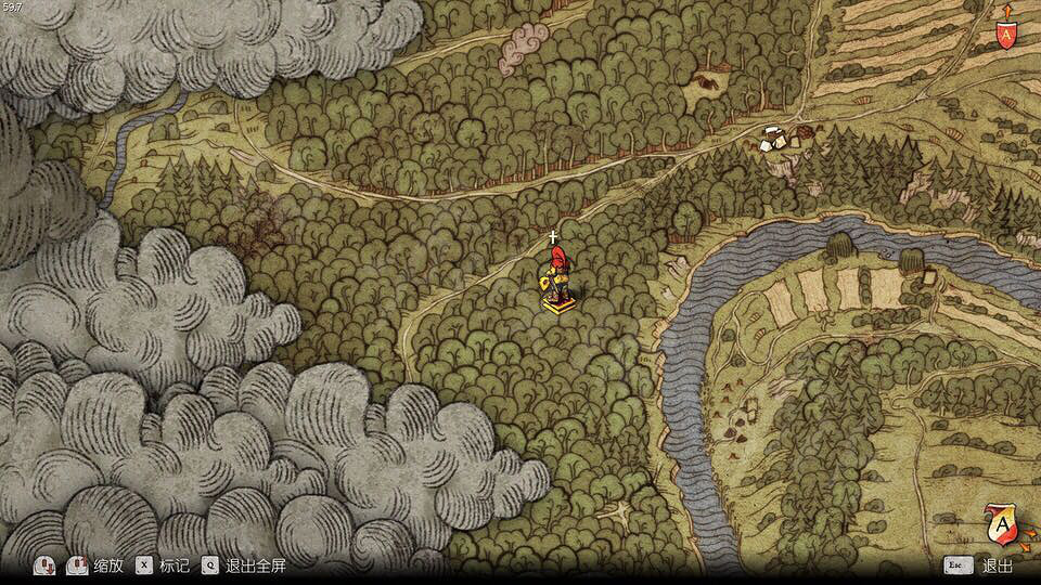 《天國降臨: 救贖》預購版五個藏寶圖位置圖鑒