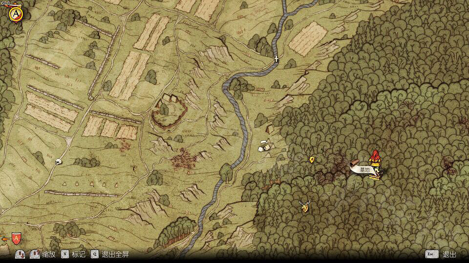 《天國降臨: 救贖》預購版五個藏寶圖位置圖鑒