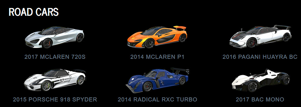 《賽車計劃2》全180輛車型圖鑒匯總