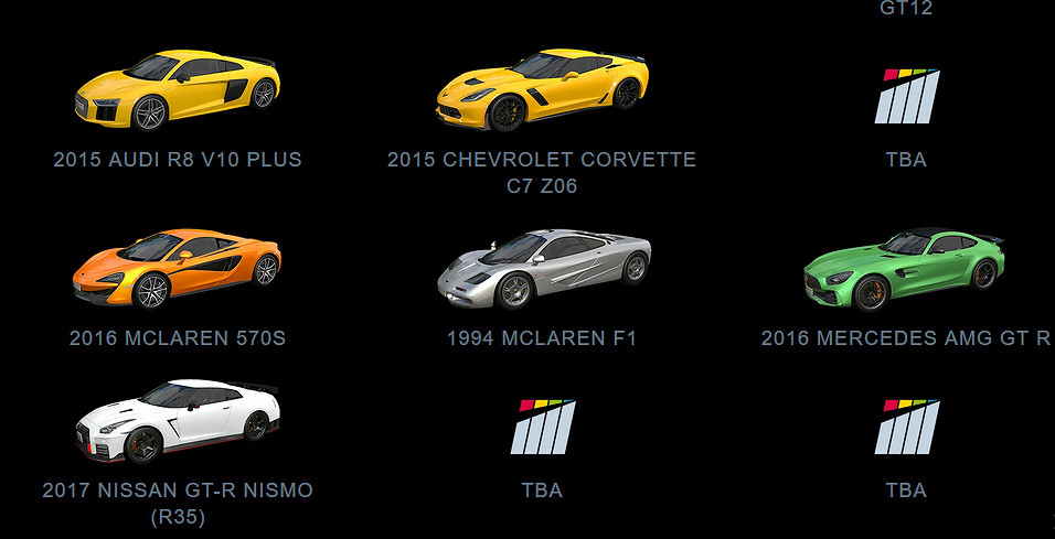 《賽車計劃2》全180輛車型圖鑒匯總