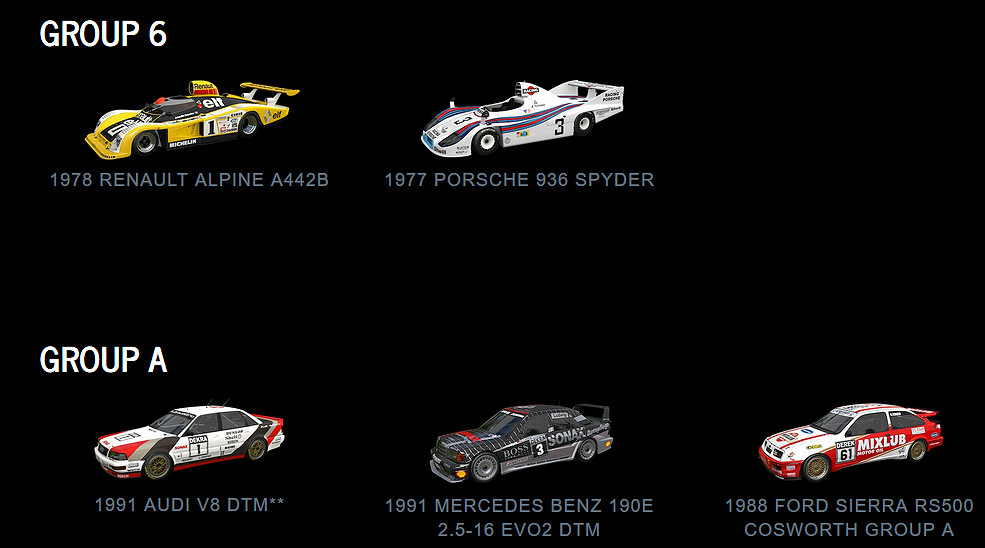 《賽車計劃2》全180輛車型圖鑒匯總