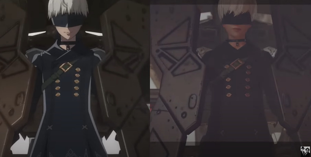 《尼爾》動畫與遊戲過場對比：人物，動作極其還原！