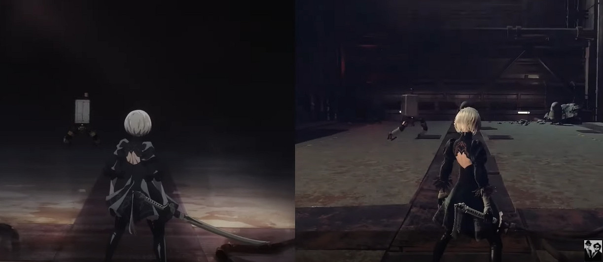 《尼爾》動畫與遊戲過場對比：人物，動作極其還原！