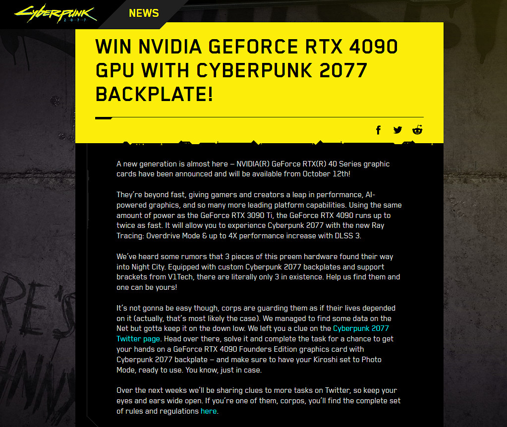 輝達推出《賽博2077》定製4090顯卡!然而有錢買不到 輝達推出《賽博2077》定製4090顯卡!然而有錢買不到