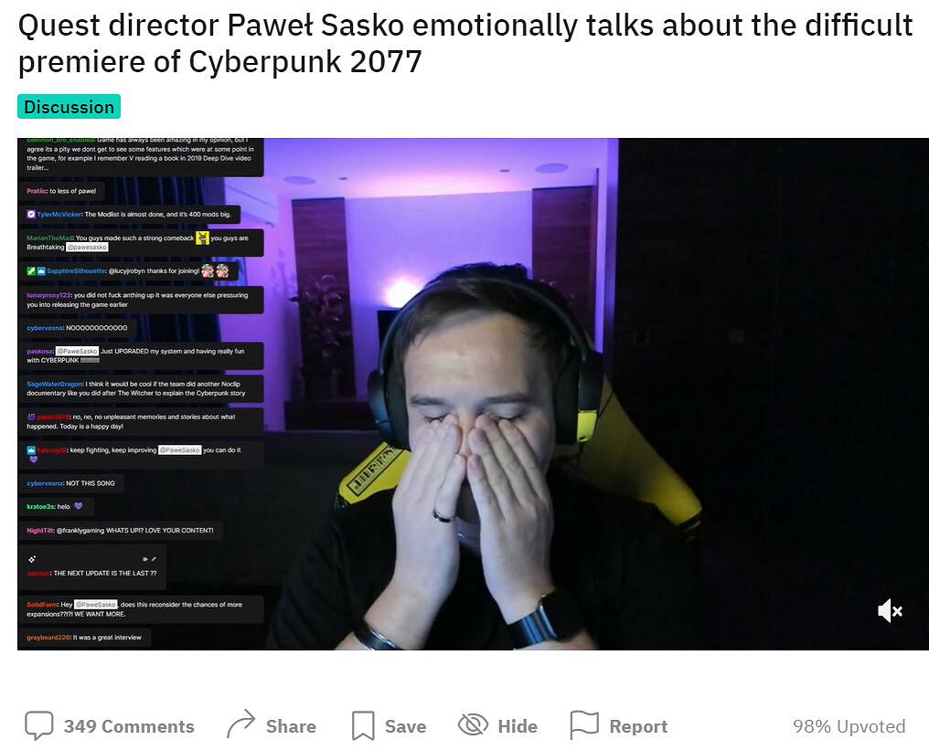 《電馭叛客2077》熱度回升 設計師感慨：真的很開心!