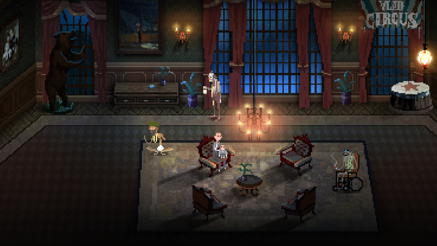 像素風恐怖解謎遊戲《弗拉德馬戲團》現已上線Steam 像素風恐怖解謎遊戲《弗拉德馬戲團》現已上線Steam