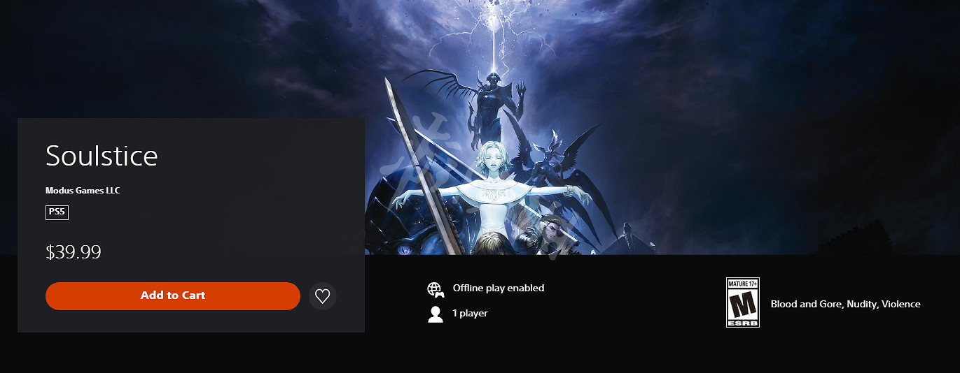 《Soulstice》PS5多少錢?遊戲PS5售價一覽 《Soulstice》PS5多少錢?遊戲PS5售價一覽