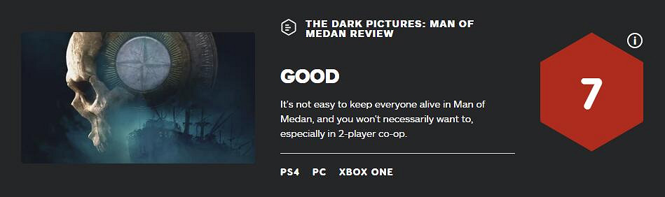 節奏差強人意《黑相集:棉蘭號》各大媒體評測解禁 節奏差強人意《黑相集:棉蘭號》各大媒體評測解禁