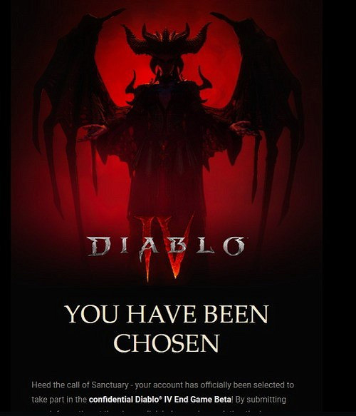 《暗黑破壞神4》邀請內測資格開始發放 你獲得了嗎？