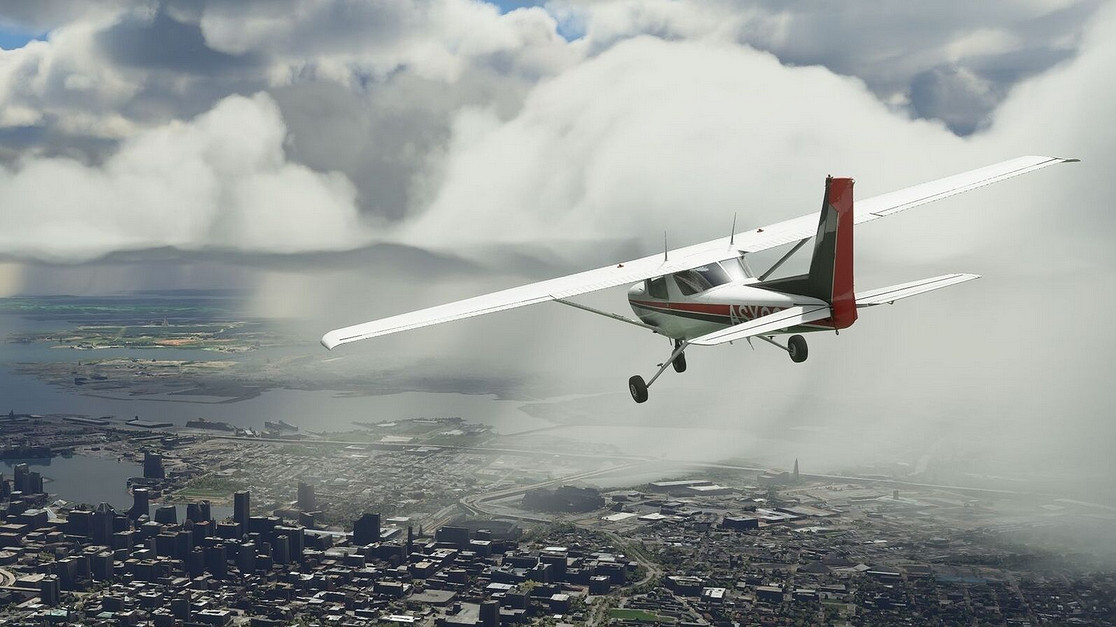 大量《微軟模擬飛行》玩家勇闖美國佛州颶風“伊恩”