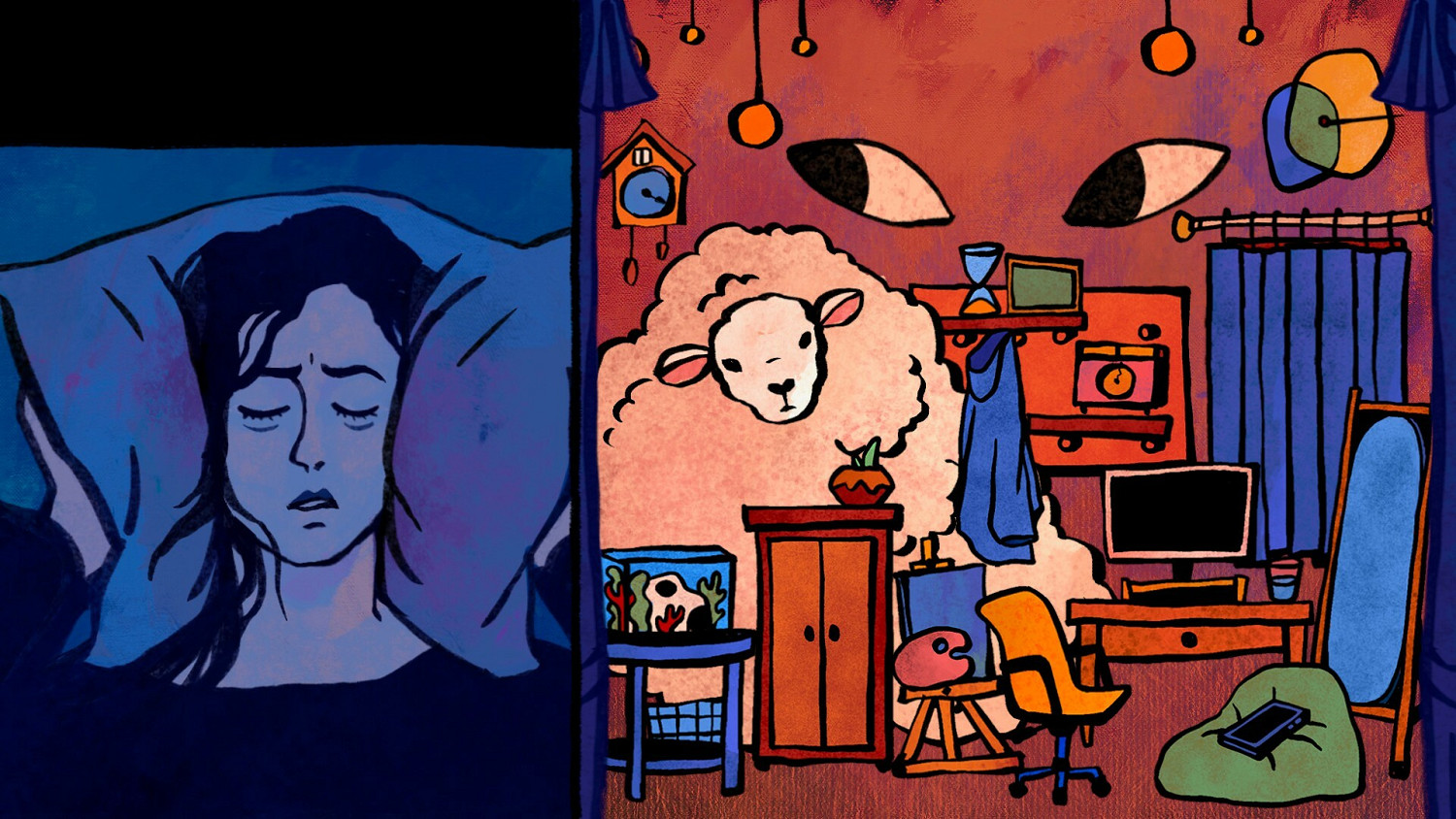 最近睡得好嗎?互動點擊遊戲《失眠》已開啟免費試玩 最近睡得好嗎?互動點擊遊戲《失眠》已開啟免費試玩