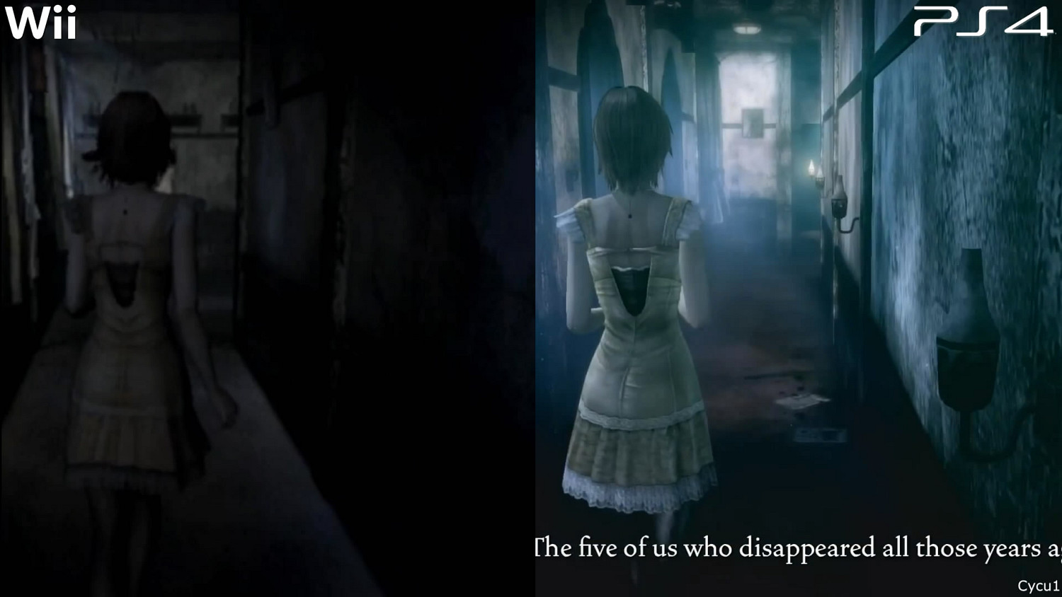 《零:月蝕的假面》PS4/NS重製版與原版對比影像賞! 《零:月蝕的假面》PS4/NS重製版與原版對比影像賞!