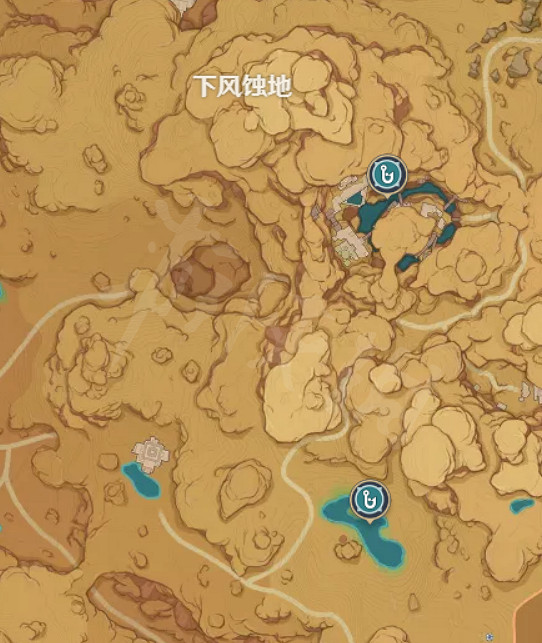 《原神》3.1沙漠地圖釣魚點在哪？3.1沙漠地圖釣魚點位置一覽