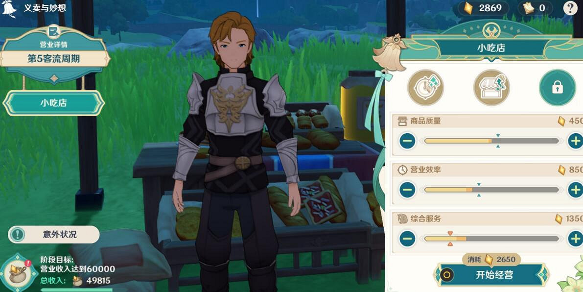 《原神》杯中遙吟之歌第二天怎麽玩?義賣與妙想經營方法 《原神》杯中遙吟之歌第二天怎麽玩?義賣與妙想經營方法