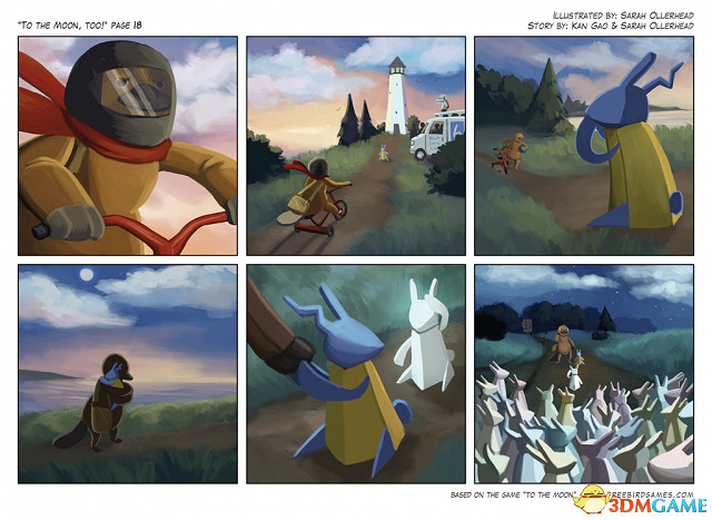 震撼心靈神作《去月球》衍生小漫畫現已登陸Steam 震撼心靈神作《去月球》衍生小漫畫現已登陸Steam