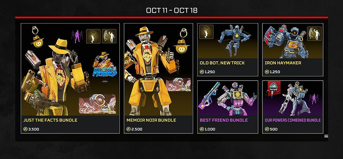 《Apex英雄》多個限時模式10月回歸：“控制”等