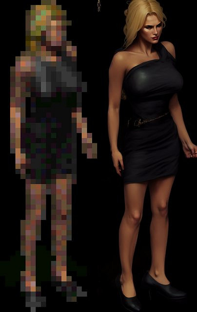 玩家用AI重繪《輻射1》NPC！女角色從馬賽克變D罩杯