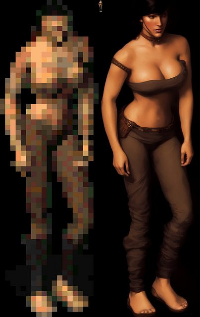 玩家用AI重繪《輻射1》NPC！女角色從馬賽克變D罩杯