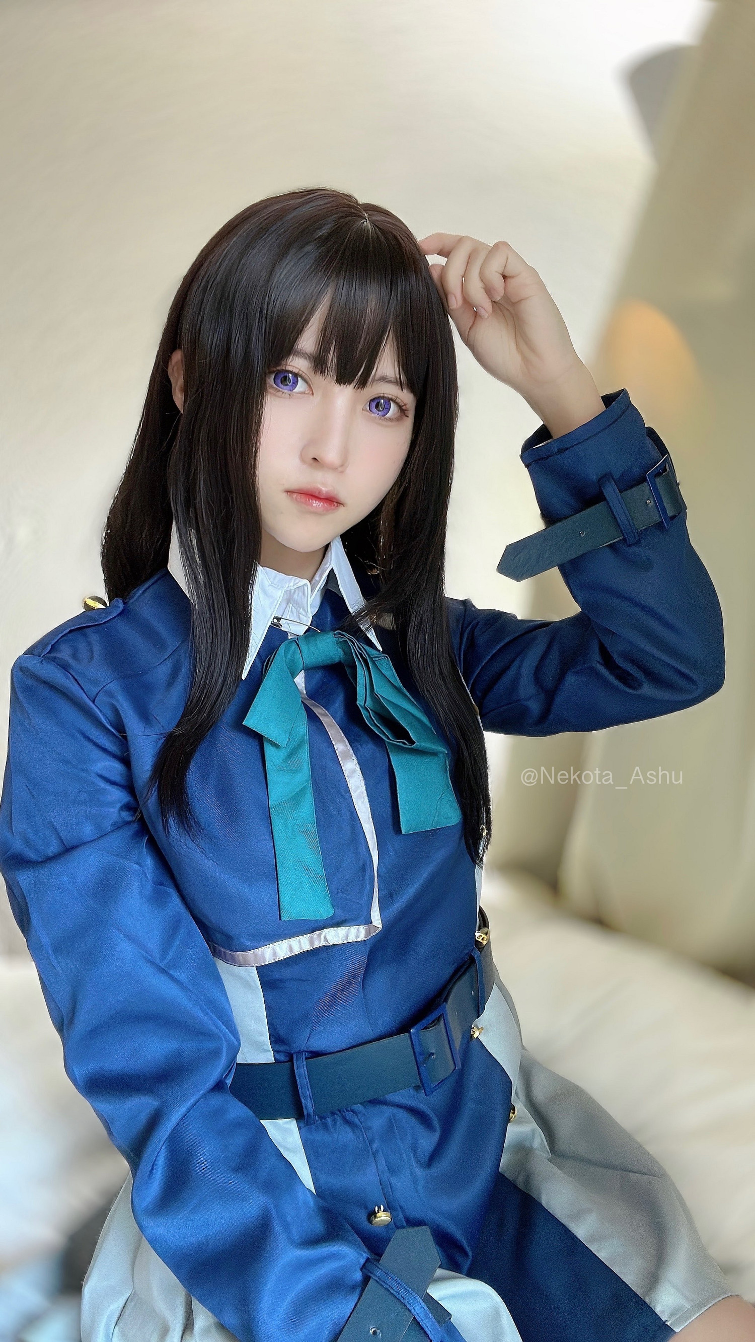 日本小姐姐COS《莉可麗絲》女主:引小島秀夫點讚! 日本小姐姐COS《莉可麗絲》女主:引小島秀夫點讚!