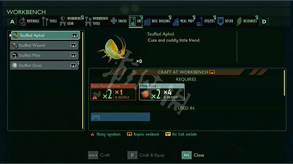 《微小世界生存戰》道具有哪些？Grounded道具作用介紹