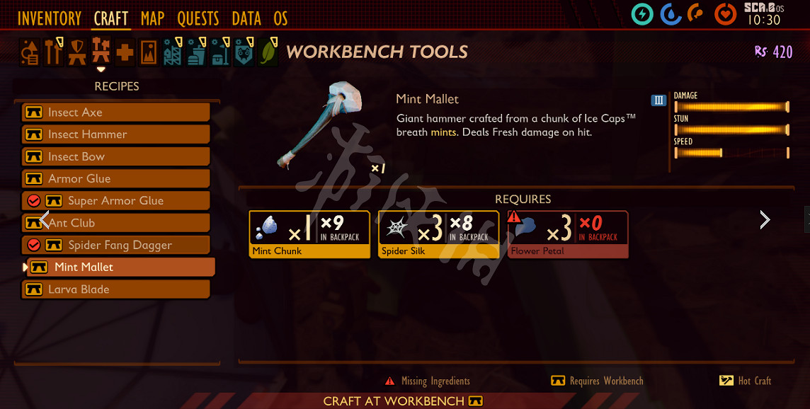 《Grounded》薄荷錘怎麽做 微小世界生存戰薄荷錘製作方法 《Grounded》薄荷錘怎麽做 微小世界生存戰薄荷錘製作方法