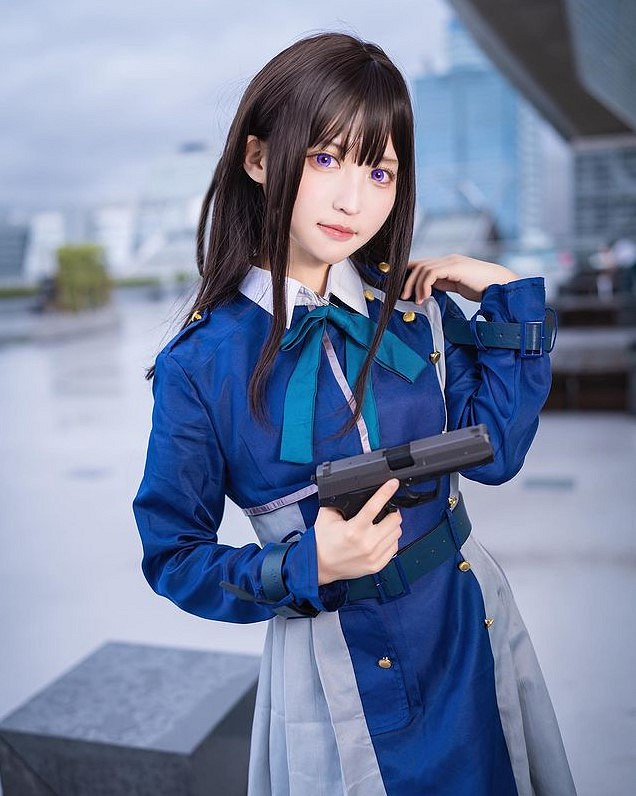 日本小姐姐COS《莉可麗絲》女主:引小島秀夫點讚! 日本小姐姐COS《莉可麗絲》女主:引小島秀夫點讚!