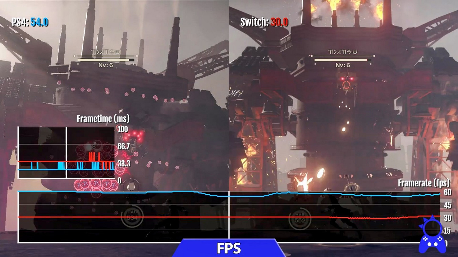 《尼爾:自動人形》PS4和Switch版影片對比 《尼爾:自動人形》PS4和Switch版影片對比