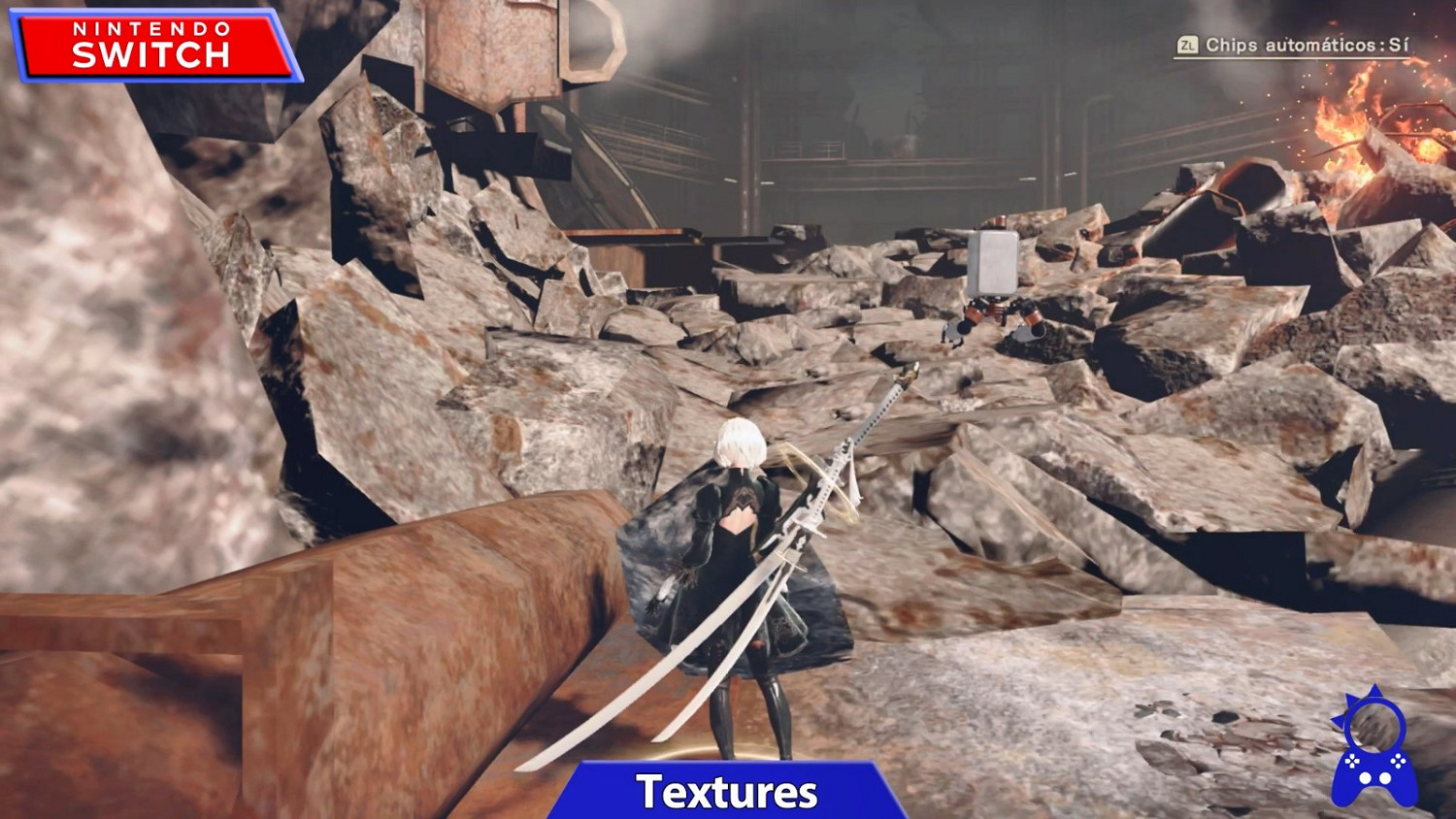 《尼爾:自動人形》PS4和Switch版影片對比 《尼爾:自動人形》PS4和Switch版影片對比