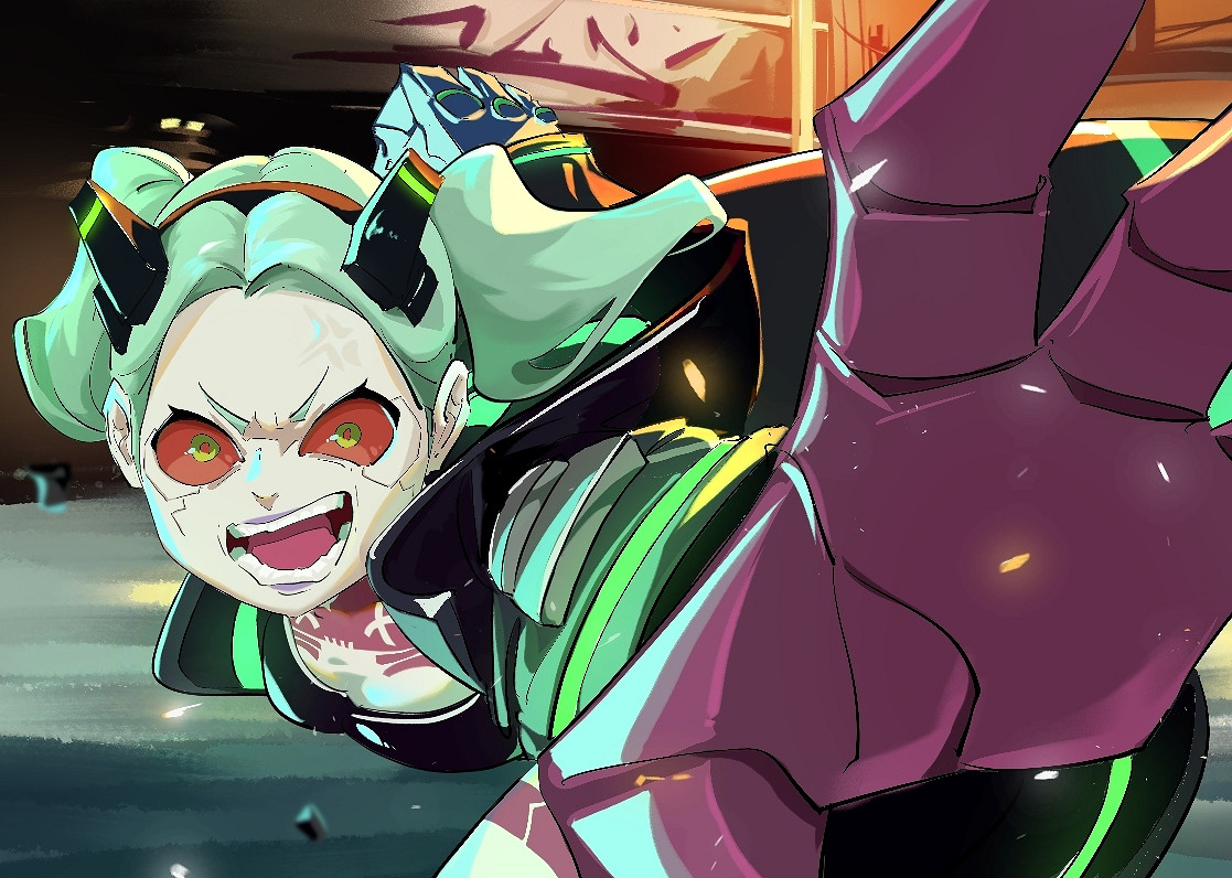 《電馭叛客 邊緣行者》瑞貝卡圖集!亞當·重錘真該死 《電馭叛客 邊緣行者》瑞貝卡圖集!亞當·重錘真該死