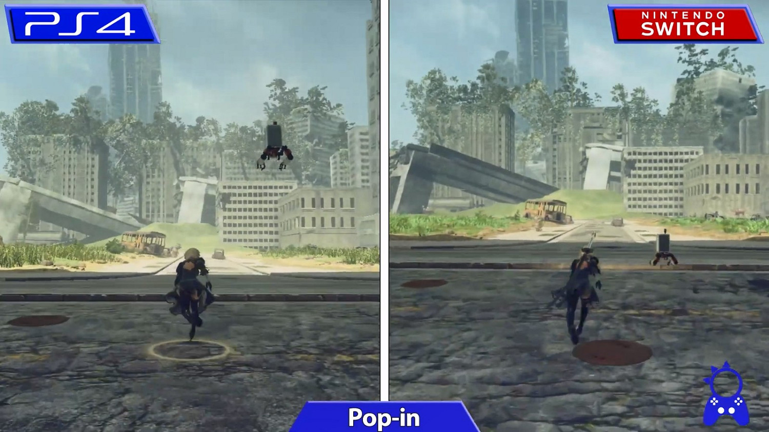 《尼爾:自動人形》PS4和Switch版影片對比 《尼爾:自動人形》PS4和Switch版影片對比