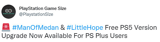 PS會免《黑相集:棉蘭號》也能免費升級次世代版本 PS會免《黑相集:棉蘭號》也能免費升級次世代版本