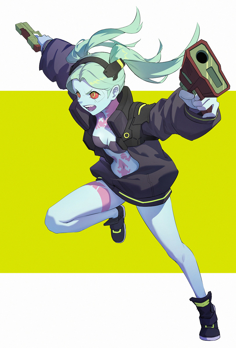 《電馭叛客 邊緣行者》瑞貝卡圖集!亞當·重錘真該死 《電馭叛客 邊緣行者》瑞貝卡圖集!亞當·重錘真該死