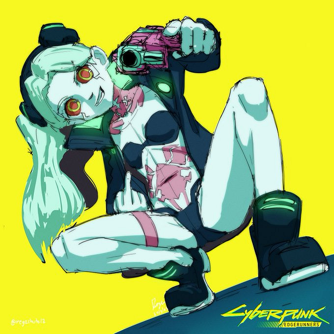 《電馭叛客 邊緣行者》瑞貝卡圖集!亞當·重錘真該死 《電馭叛客 邊緣行者》瑞貝卡圖集!亞當·重錘真該死