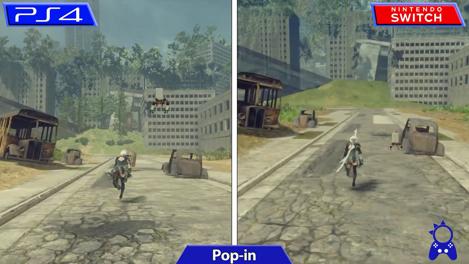 《尼爾：機械紀元》PS4版與Switch移植版對比影像賞!