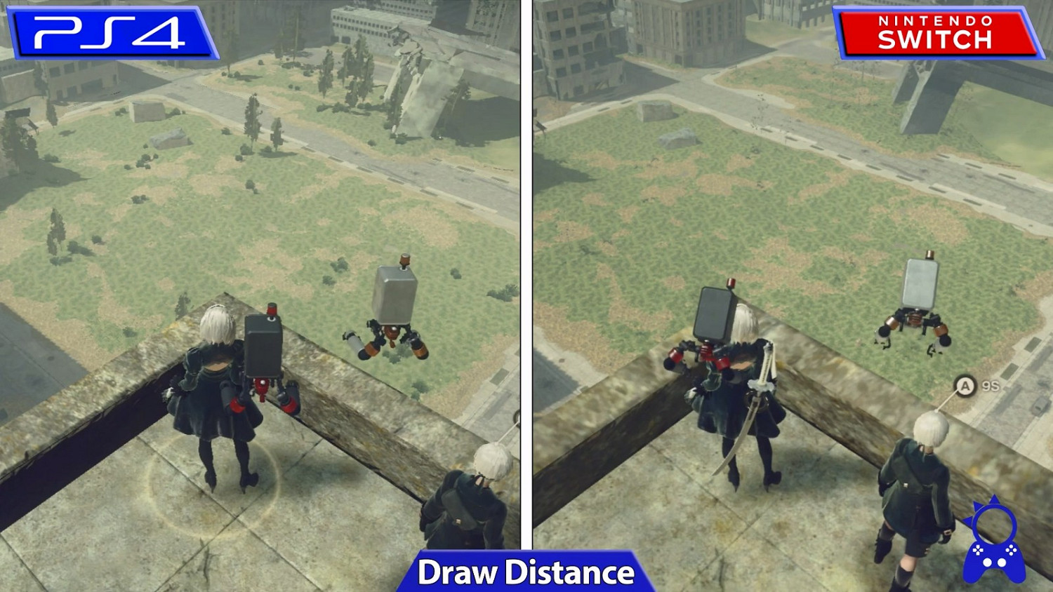 《尼爾:自動人形》PS4和Switch版影片對比 《尼爾:自動人形》PS4和Switch版影片對比