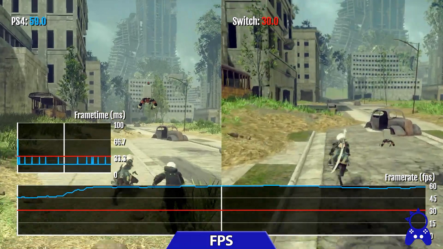 《尼爾：機械紀元》PS4版與Switch移植版對比影像賞!