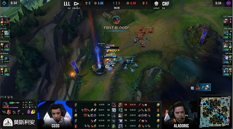 《英雄聯盟》S12入圍賽戰報：LLL順利拿下比賽戰勝CHF