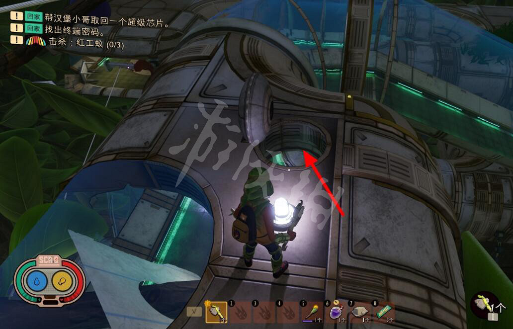 《微小世界生存戰》樹籬實驗室密碼位置分享 樹籬實驗室晶片怎麽拿？