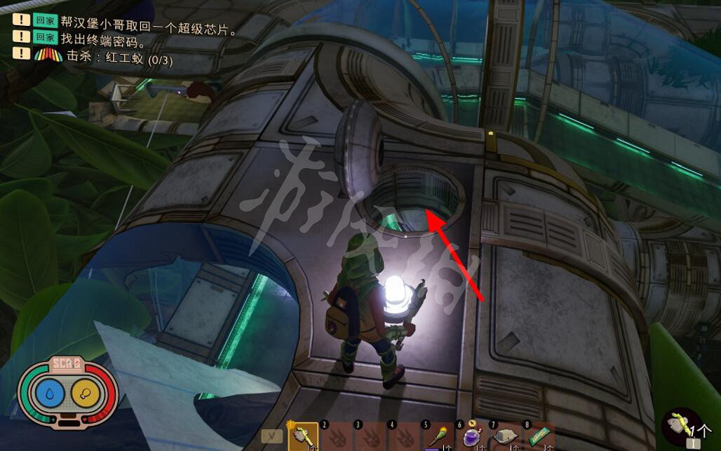 《微小世界生存戰》樹籬實驗室密碼位置分享 樹籬實驗室晶片怎麽拿？